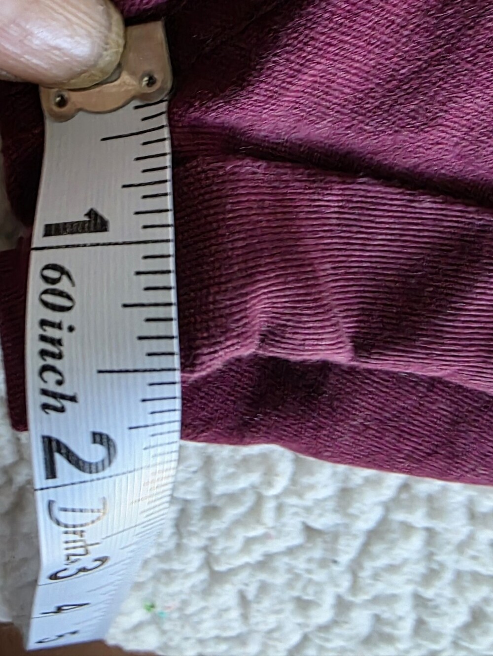 Burgandy Red Cuffed Micro Shorts Size S - Picture 14 of 14